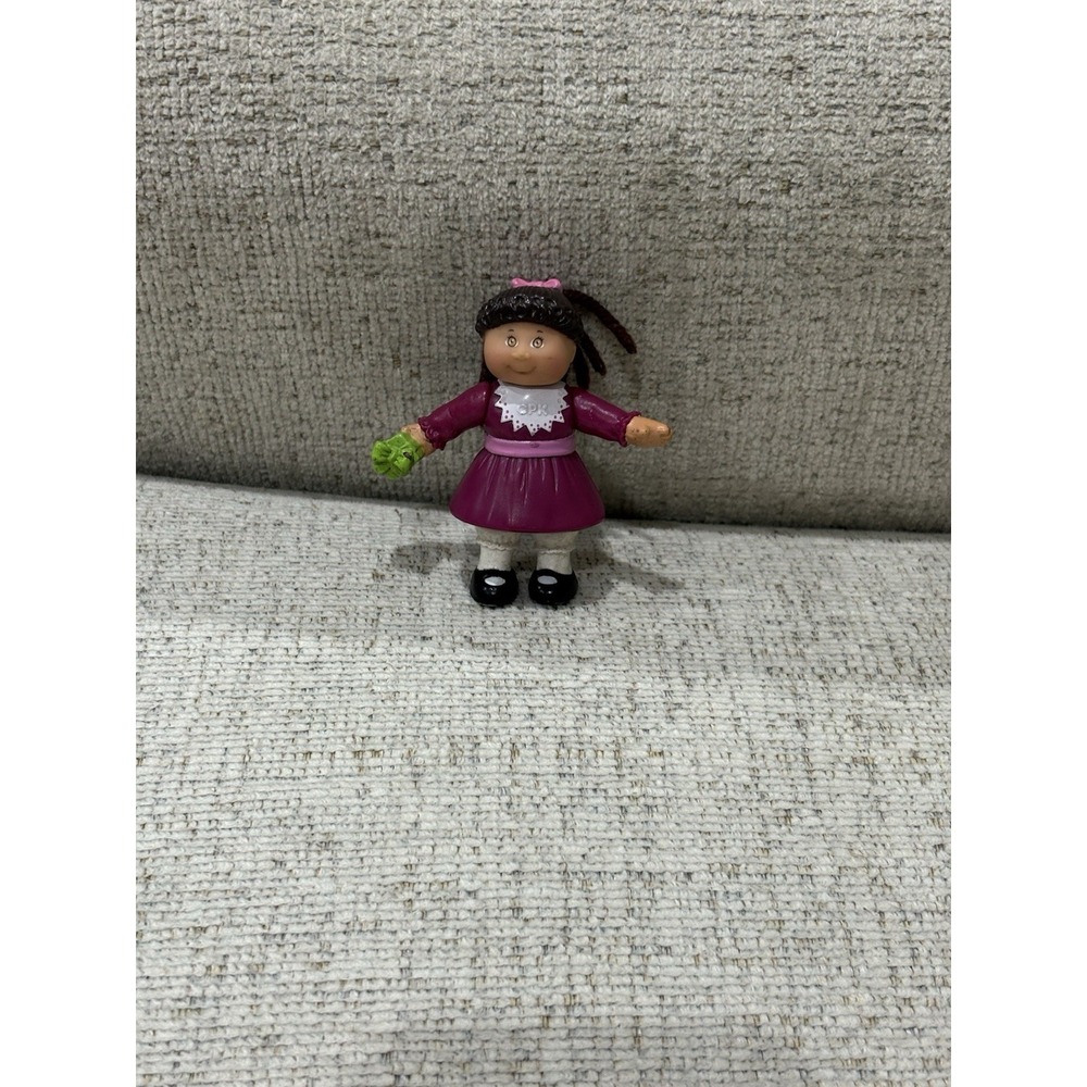 Vintage Cabbage Patch Kids CPK Mini Figure Girl